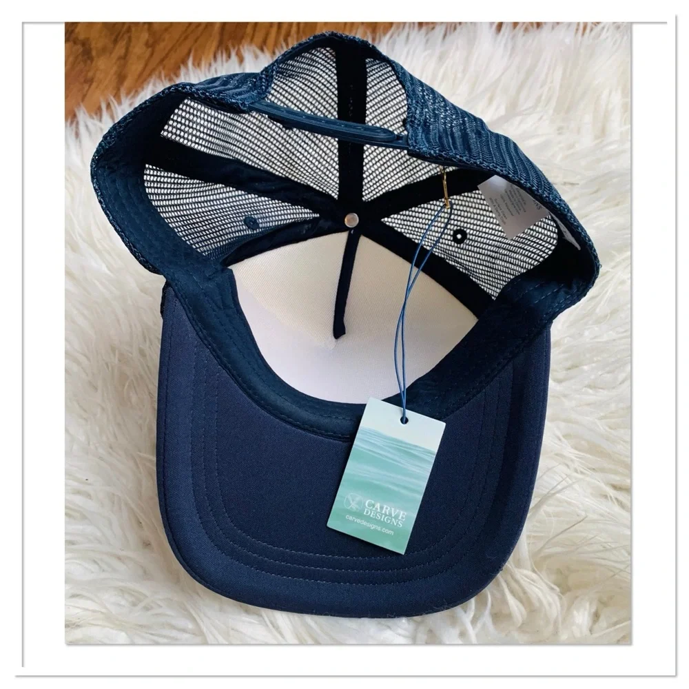 NWT Carve Designs Beach Trucker Teigen Hat One Size